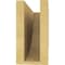 Ekena Millwork 4"W x 12"D x 8"H Classic Durham Rough Cedar Woodgrain TimberThane Corbel, Primed Tan CORUR04X12X08DURRCPR - alternate 3
